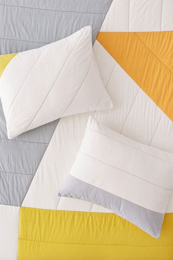 Geo Colorblock Sham Set Urban Outfitters