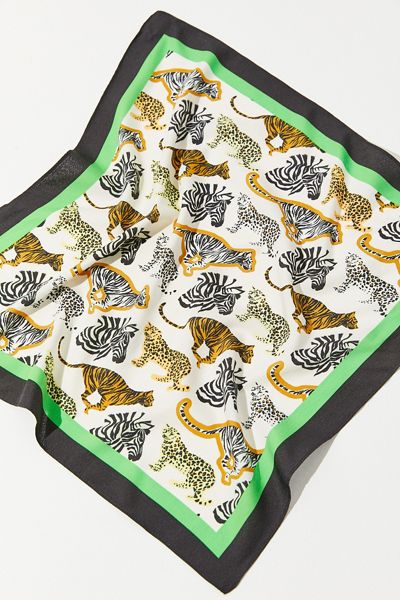 Flecked Mini Silk Scarf