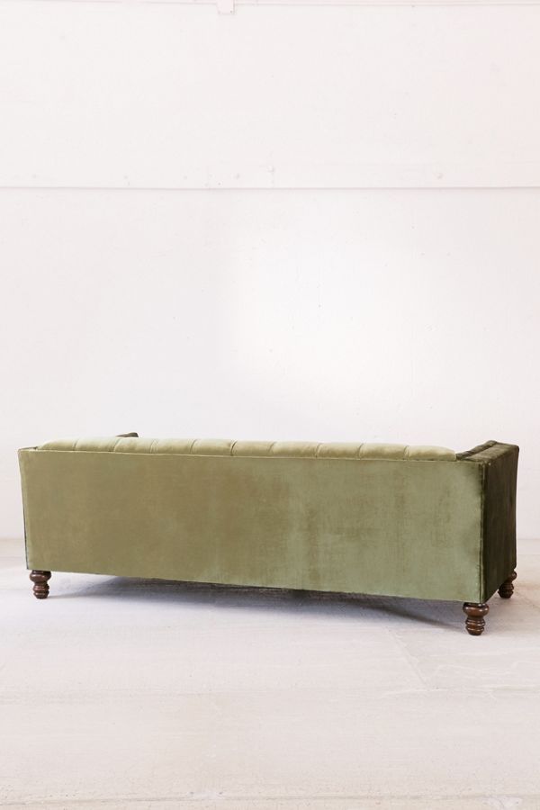 Graham Velvet Sofa Urban Outfitters