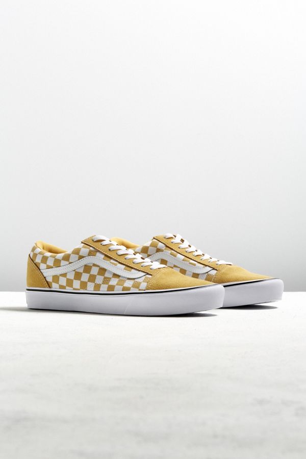 vans old skool checkerboard yellow stripe vans old skool checkerboard yellow stripe