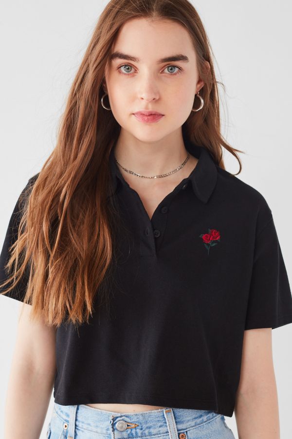 BDG Cropped Rose Polo Shift Urban Outfitters