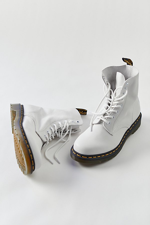 Dr. Martens' Pascal Virginia 8-eye Combat Boot In White