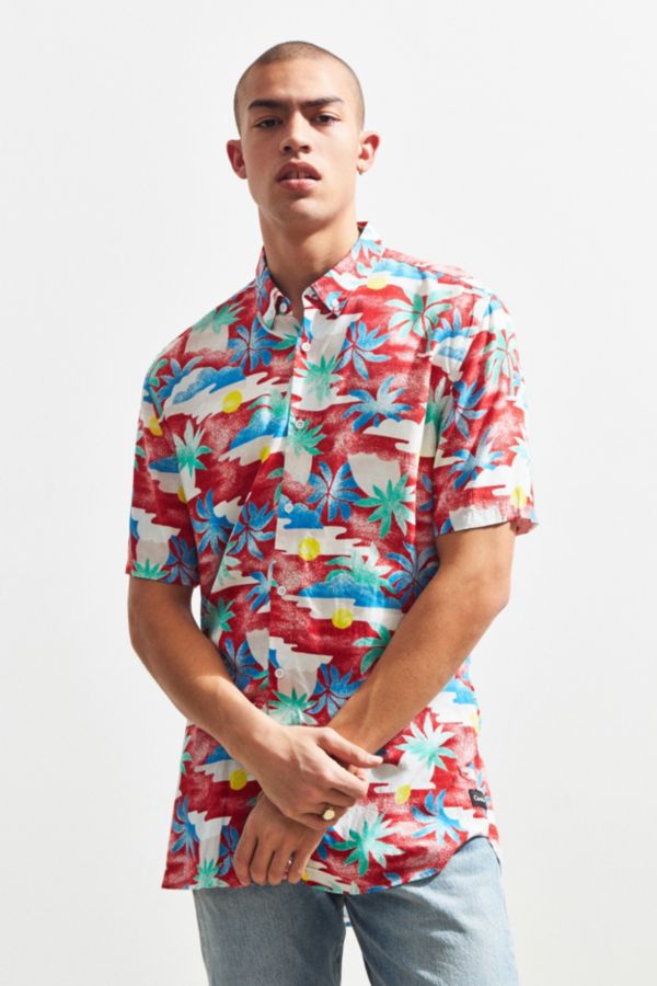 Barney Cools Aloha Rayon Short Sleeve Button-Down Shirt | Urban Outfitters
