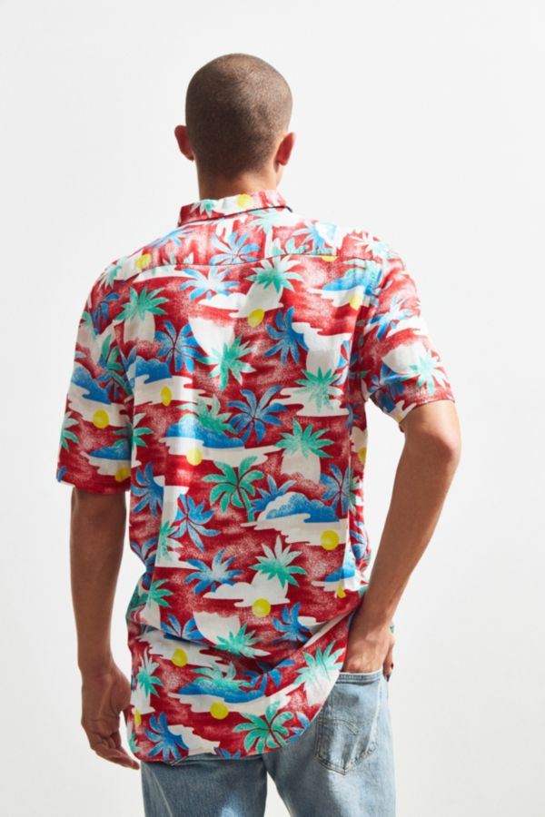 Barney Cools Aloha Rayon Short Sleeve Button-Down Shirt | Urban Outfitters