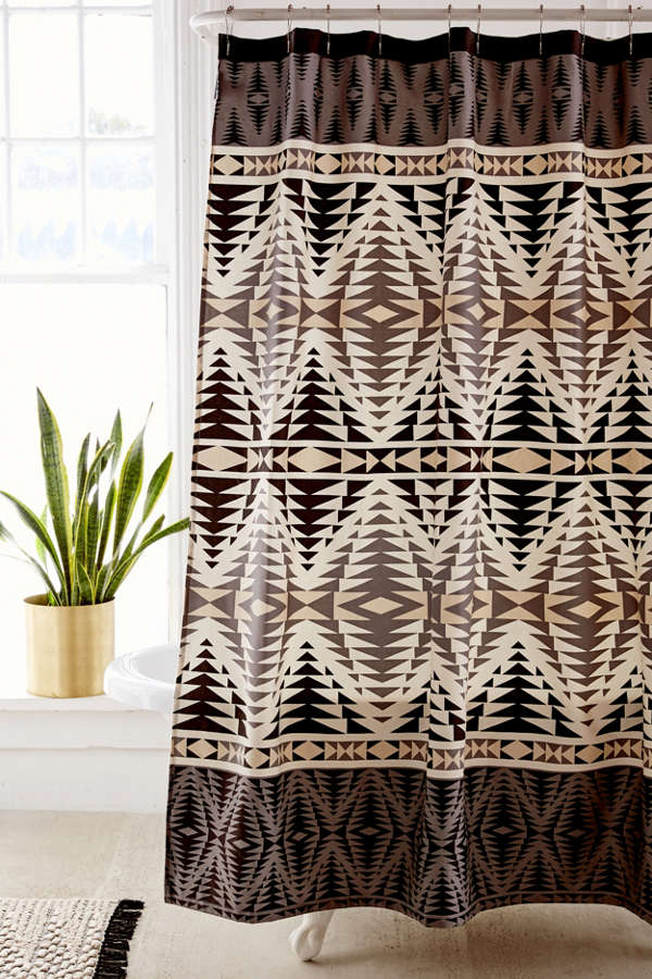 Slide View: 1: Pendleton Pecos Shower Curtain