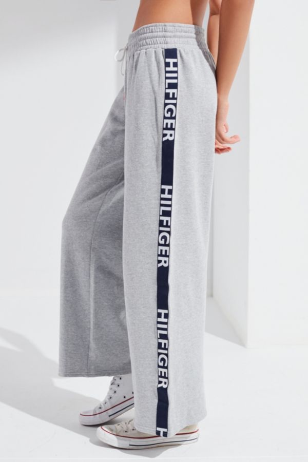 tommy hilfiger side tape track pants