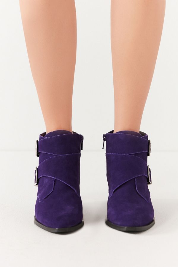 Talia Suede Buckle Ankle Boot Urban Outfitters