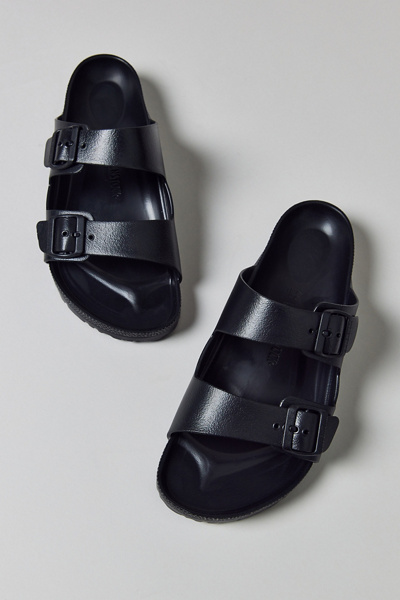 Birkenstock Arizona Big Buckle Eva Black Sandal In Black