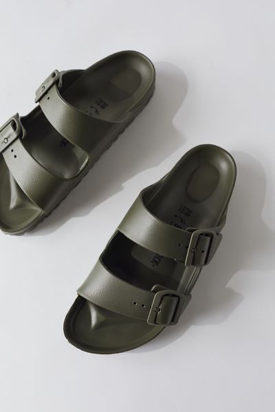 Shop Birkenstock Arizona Eva Sandal In New Khaki, Women's At Urban Outfitters