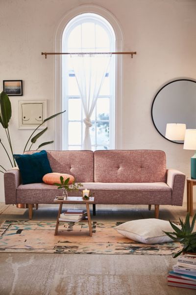 Bella Tweed Sleeper Sofa | Urban Outfitters