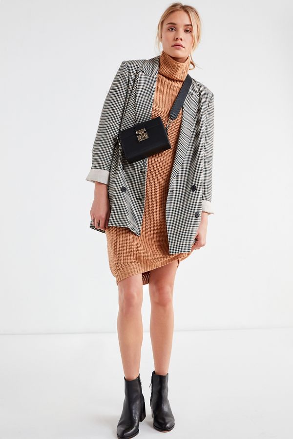 BLQ BASIQ Chunky Turtleneck Sweater Dress | Urban Outfitters