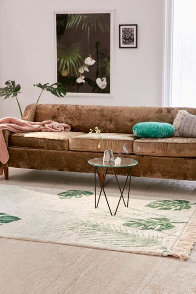 Tropical Greens Washable Rug