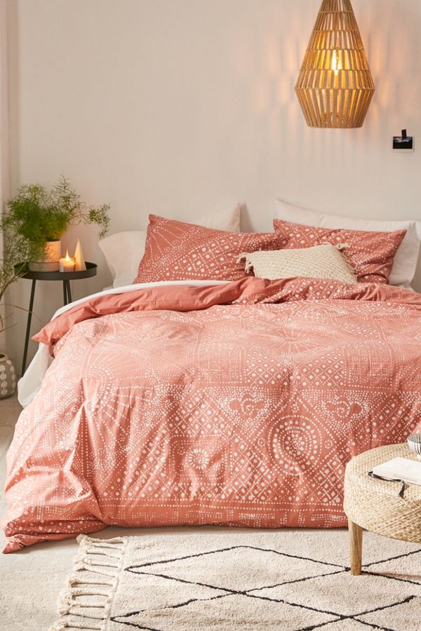 Slide View: 1: Rowan Bandhani Duvet Cover