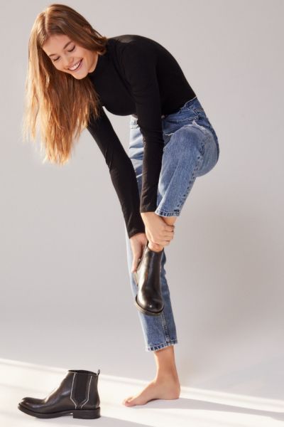 Maci Pop Stitch Chelsea Boot - Black 10 at Urban Outfitters