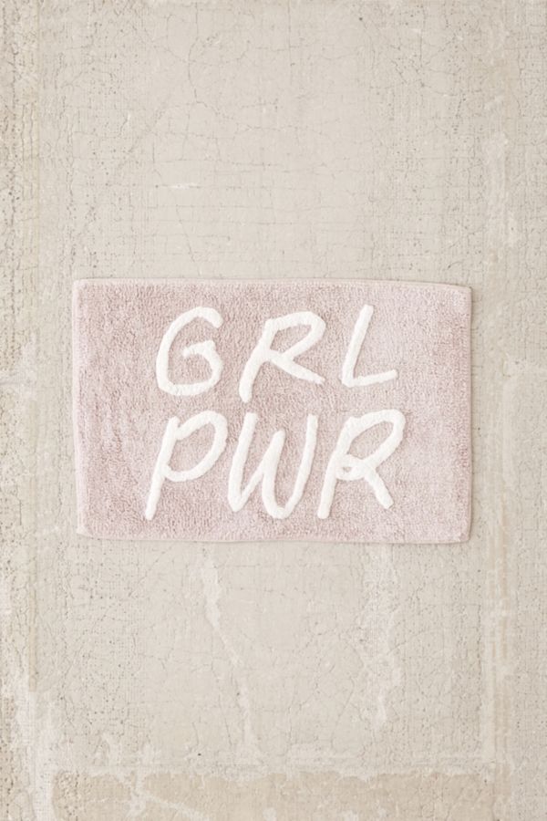 GRL PWR Bath Mat Urban Outfitters