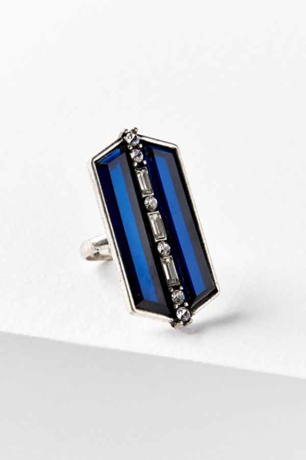 Gemstone Statement Ring Urban Outfitters