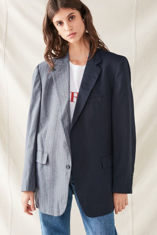 Urban Renewal Recycled Spliced Oversized Blazer | Urban Outfitters