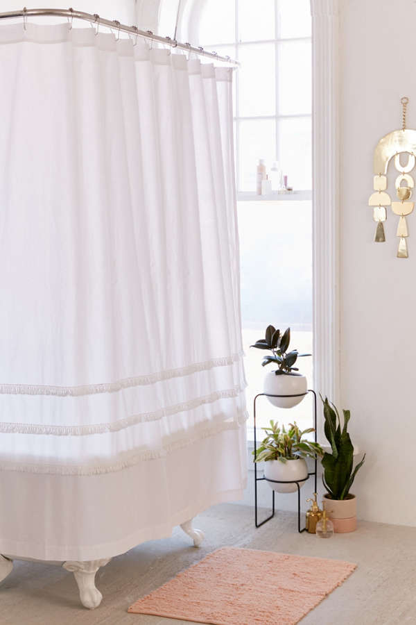 French Style Shower Curtains Add Stylish Texture And Color