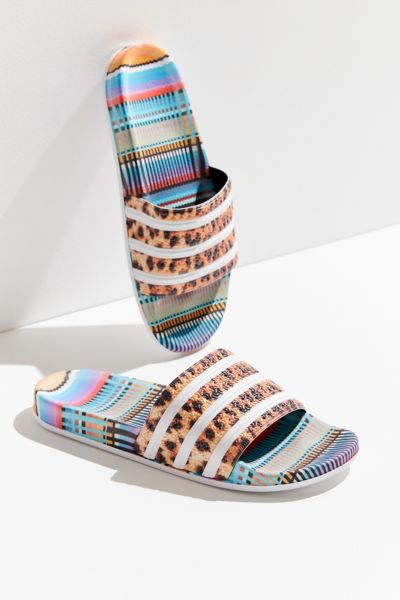 adidas Originals Adilette Multi-Print Slide Sandal | Urban Outfitters Canada