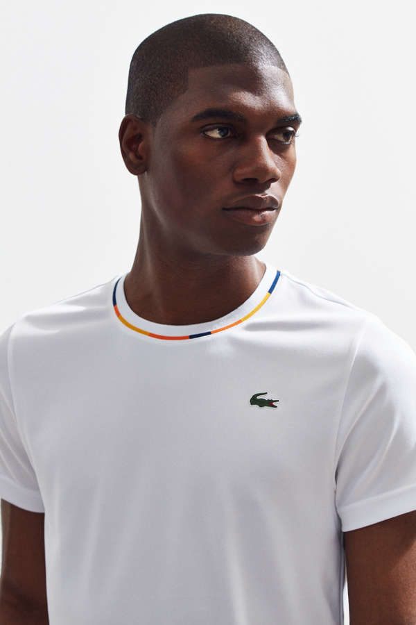 Lacoste Sport Jacquard Ultra Dry Pique Tee | Urban Outfitters