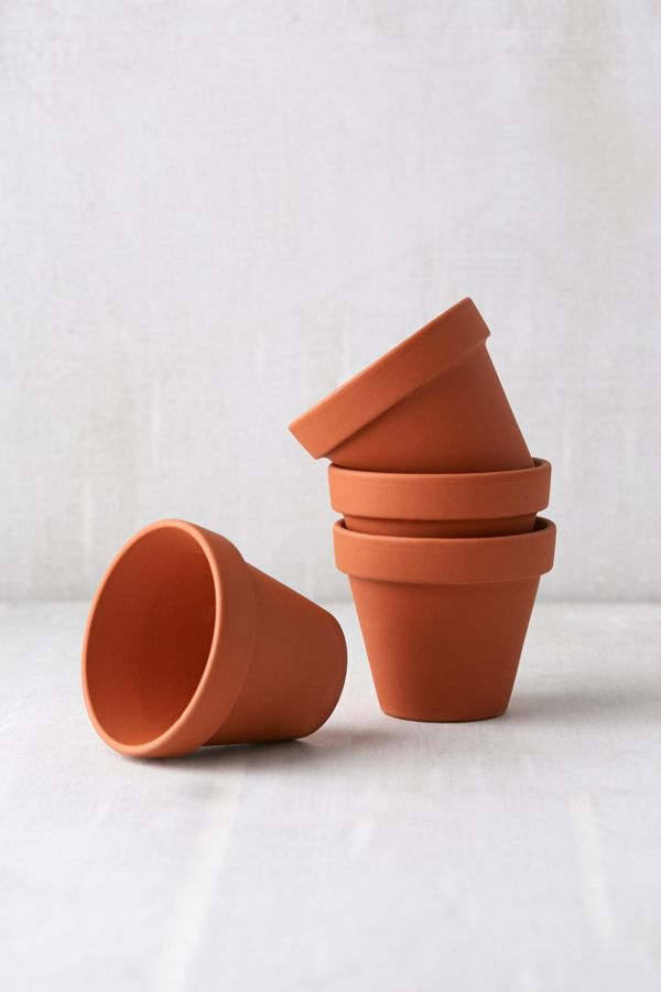 Mini Terracotta Pot Set of 4 Urban Outfitters