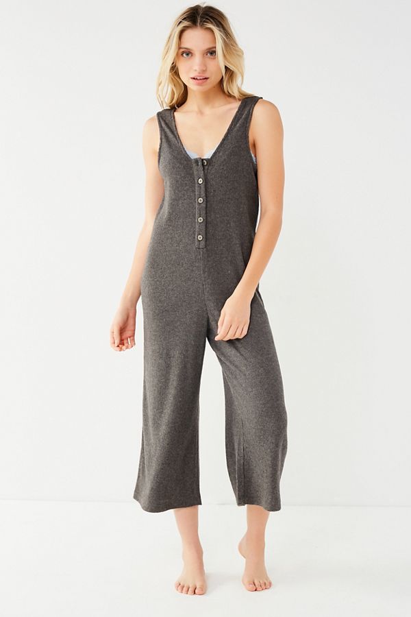 Out From Under Marleen Henley Jumpsuit Urban Outfitters