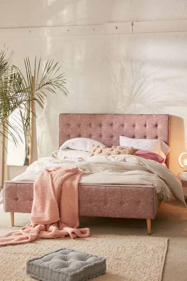 Layla Upholstered Bed Frame Urban Outfitters