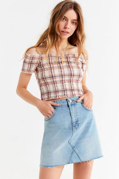 BDG Re-Made Denim Skirt