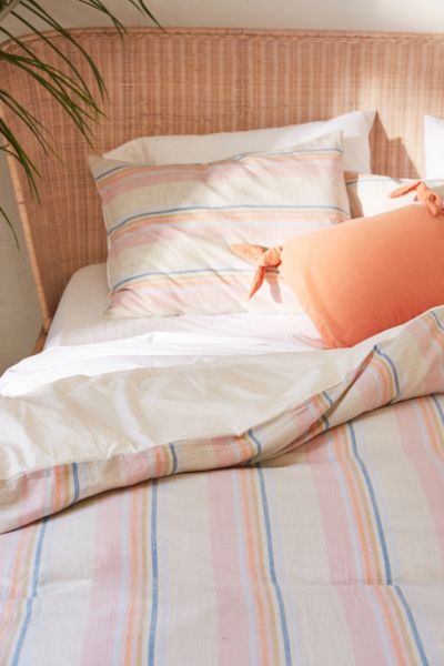 Desert Stripes Yarn-Dye Duvet Cover | Urban Outfitters