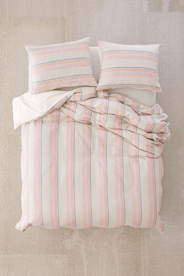 Desert Stripes YarnDye Duvet Cover Urban Outfitters