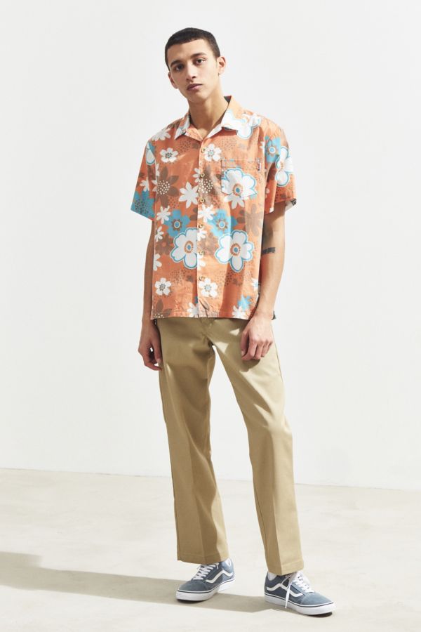 Chums Aloha Floral Short Sleeve Button-Down Shirt | Urban Outfitters