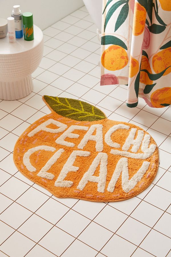 Slide View: 1: Peachy Clean Bath Mat