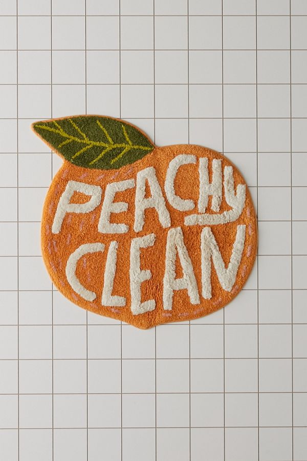 Peachy Clean Bath Mat Urban Outfitters