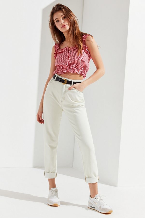 BDG Mom Jean Slim – Bleach Out | Urban Outfitters