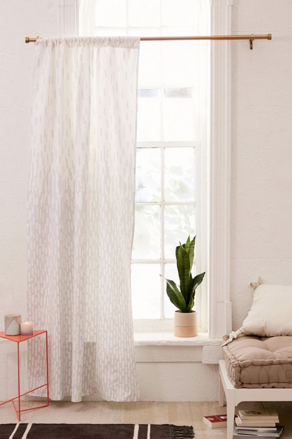 Slide View: 1: Modern Print Blackout Window Curtain