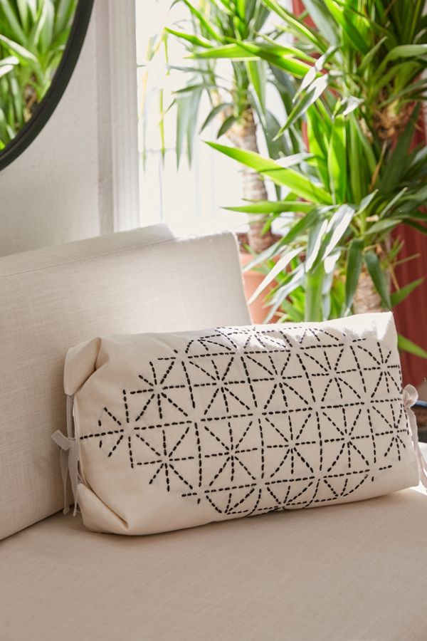 Lurex Embroidered Convertible Envelope Pillow Urban Outfitters