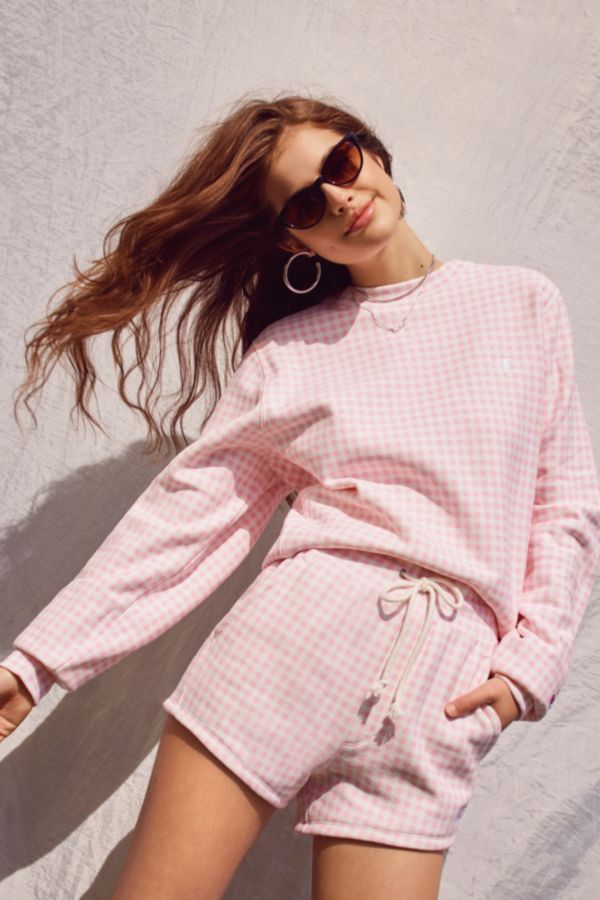 champion gingham shorts