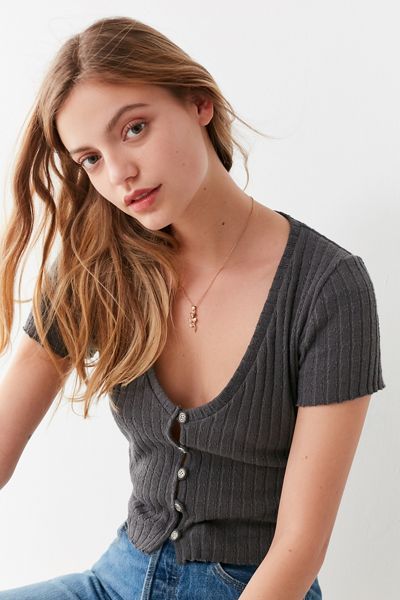 Project Social T Joyce Button-Down Top