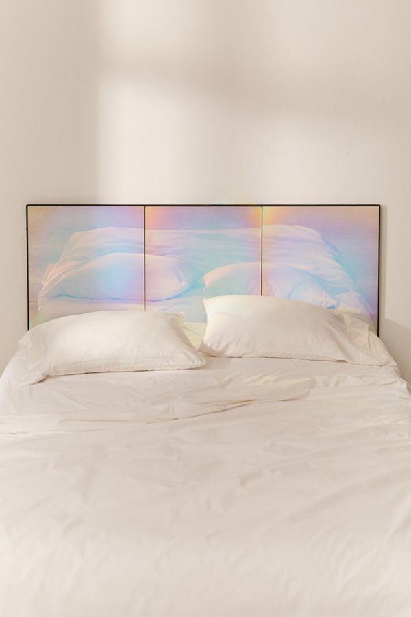 Rainbow Iridescent Headboard Urban Outfitters