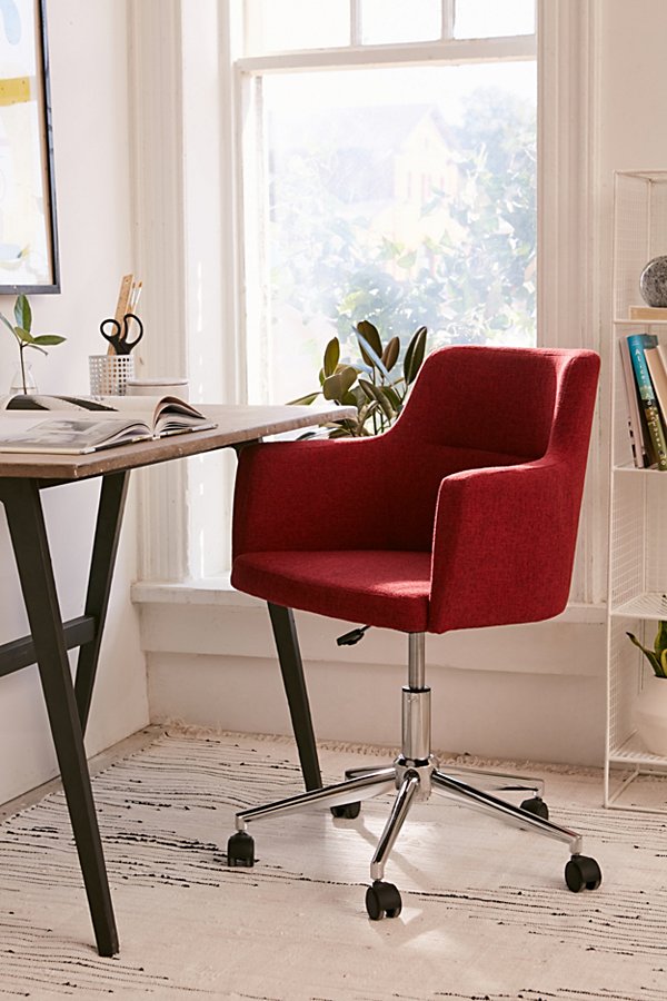 Urban Outfitters Aidan Adjustable Desk Chair In Red