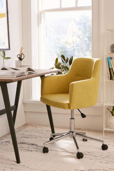 Urban Outfitters Aidan Adjustable Desk Chair In Bright Yellow