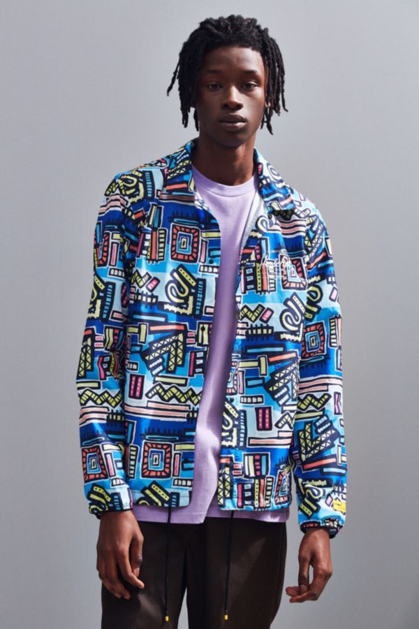 Herschel Supply Co. Hoffman Abstract Geo Coach Jacket | Urban Outfitters