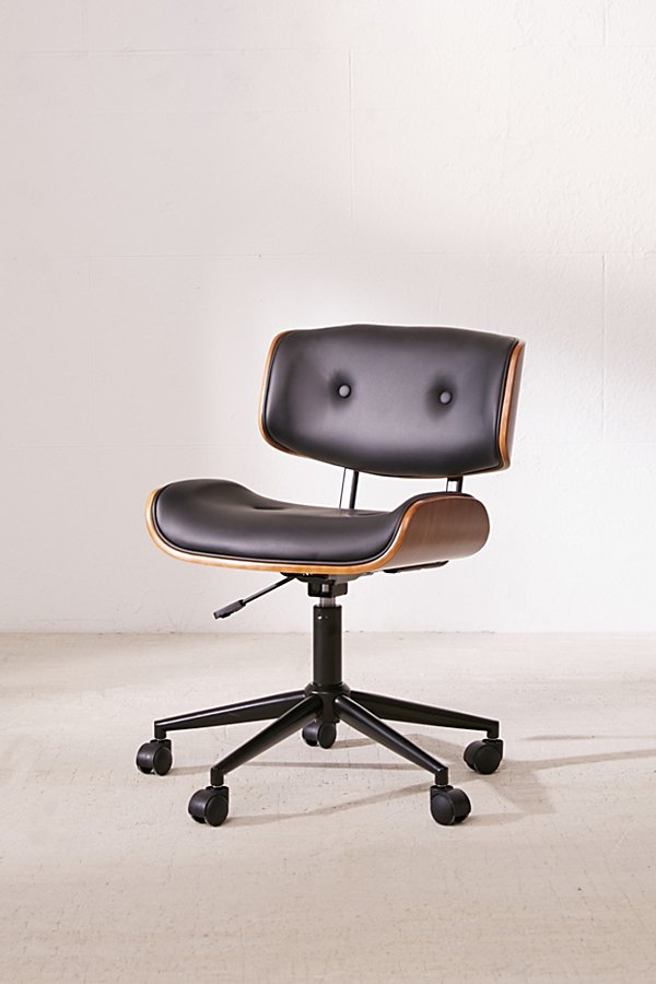 Urban Outfitters Lombardi Adjustable Desk Chair In Black