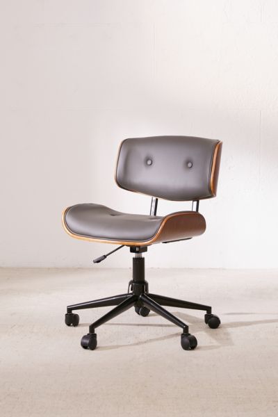 Urban Outfitters Lombardi Adjustable Desk Chair In Grey