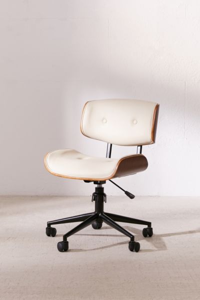 Urban Outfitters Lombardi Adjustable Desk Chair In Cream