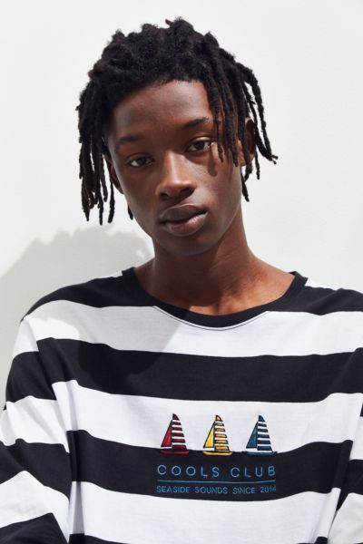 Barney Cools Club Stripe Long Sleeve Tee | Urban Outfitters