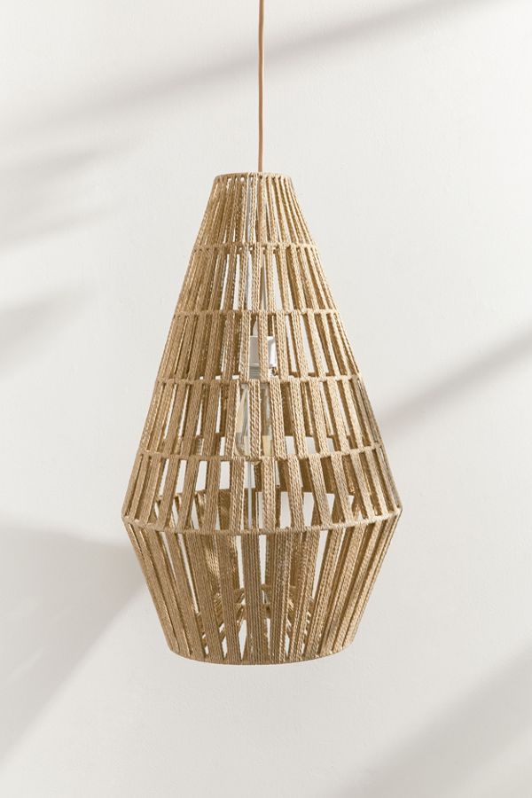 Tuyen Large Jute Pendant Light Urban Outfitters