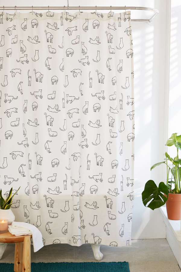 Slide View: 1: Cats Shower Curtain