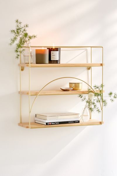 Urban Outfitters Lauren Wall Shelf In Brown