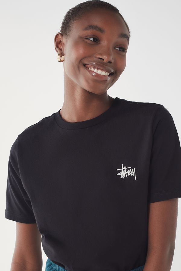 Stussy Basic Crew-Neck Tee | Urban Outfitters